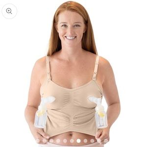 Beige Sublime® Hands-Free Pumping & Nursing Bra